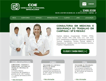 Tablet Screenshot of consultoriacoe.com.br